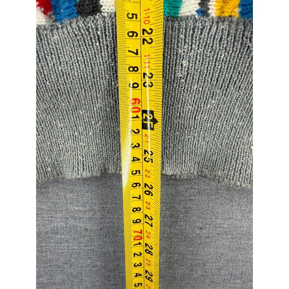 Vtg Neil Martin Geometric Pullover Mens M Sweater Acrylic Y2K - Picture 6 of 6